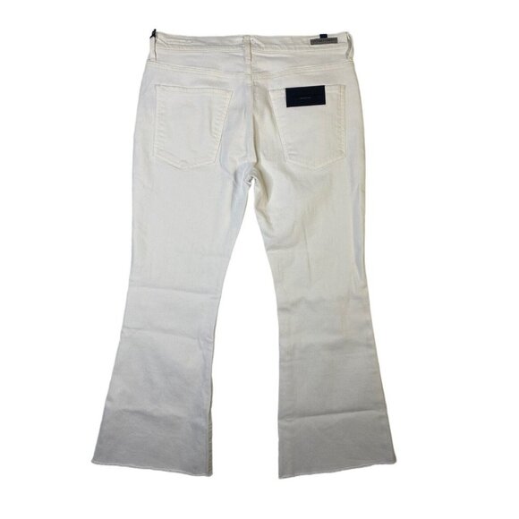 Citizens of Humanity Womens White Fleetwood Crop High Rise Flare Jeans SZ 31 - Picture 4 of 10
